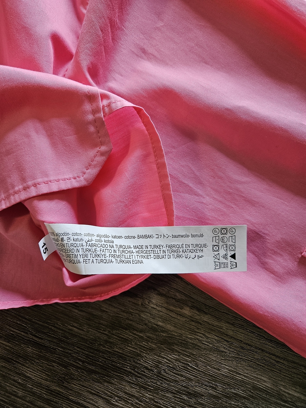 Zara Hot Pink Cropped Poplin Button Down Top - Picture 9 of 10